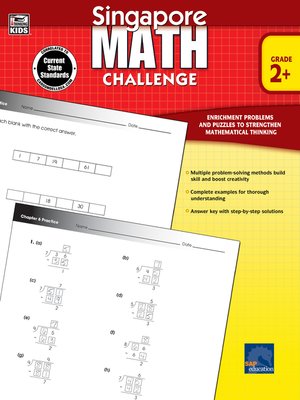 cover image of Singapore Math Challenge, Grades 2 - 5